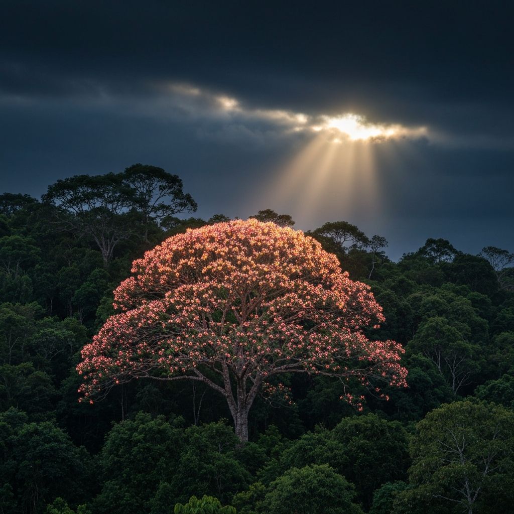 Árbol Kiri en flor — el árbol que más rápido crece del planeta